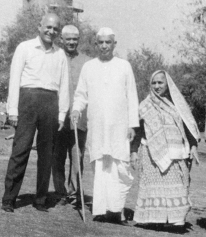 1978, Surajkund, Haryana, Dr JP Singh with Chaudhary Charan Singh & Gayatri Devi