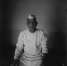 Portrait of CCS taken at his residence in Lucknow, October 8, 1967