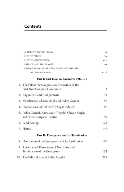 Charan Singh and Congress Politics, 1967-1987, Volume 3