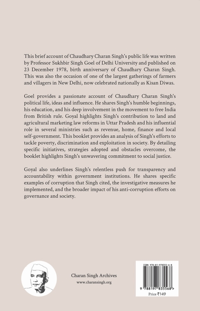 Profile of Charan Singh - Crusader against Injustice, Exploitation and Corruption